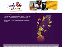 Tablet Screenshot of jonglealalune.com